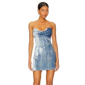 House of Harlow x REVOLVE Balley Mini Dress in Light Blue